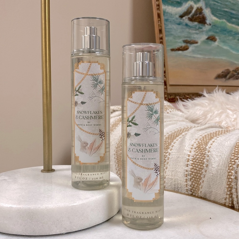 Bath & Body Works Snowflakes & Cashmere Fine Fragrance Mist